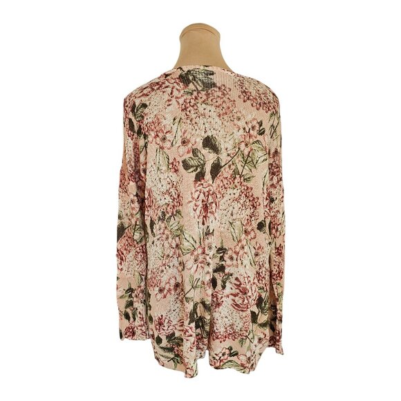 Show Me Your Mumu Bonfire Sweater In Hydrangea Blooms Sz L - Picture 9 of 13